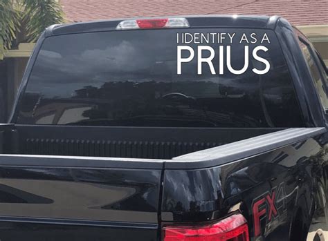 Tired of the HOA getting on your a about your loud exhaust Slap this sticker on your ride and tell em to chill. . I identify as a prius bumper sticker